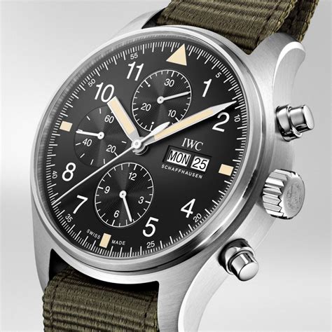 iwc pilot wear|iwc pilots chronograph.